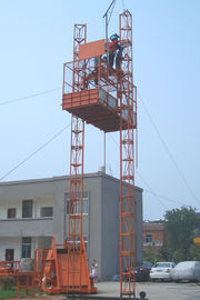Ascenseur électrique de grue de construction de dispositif de sécurité (doubles cages)/ascenseur de bâtiment
